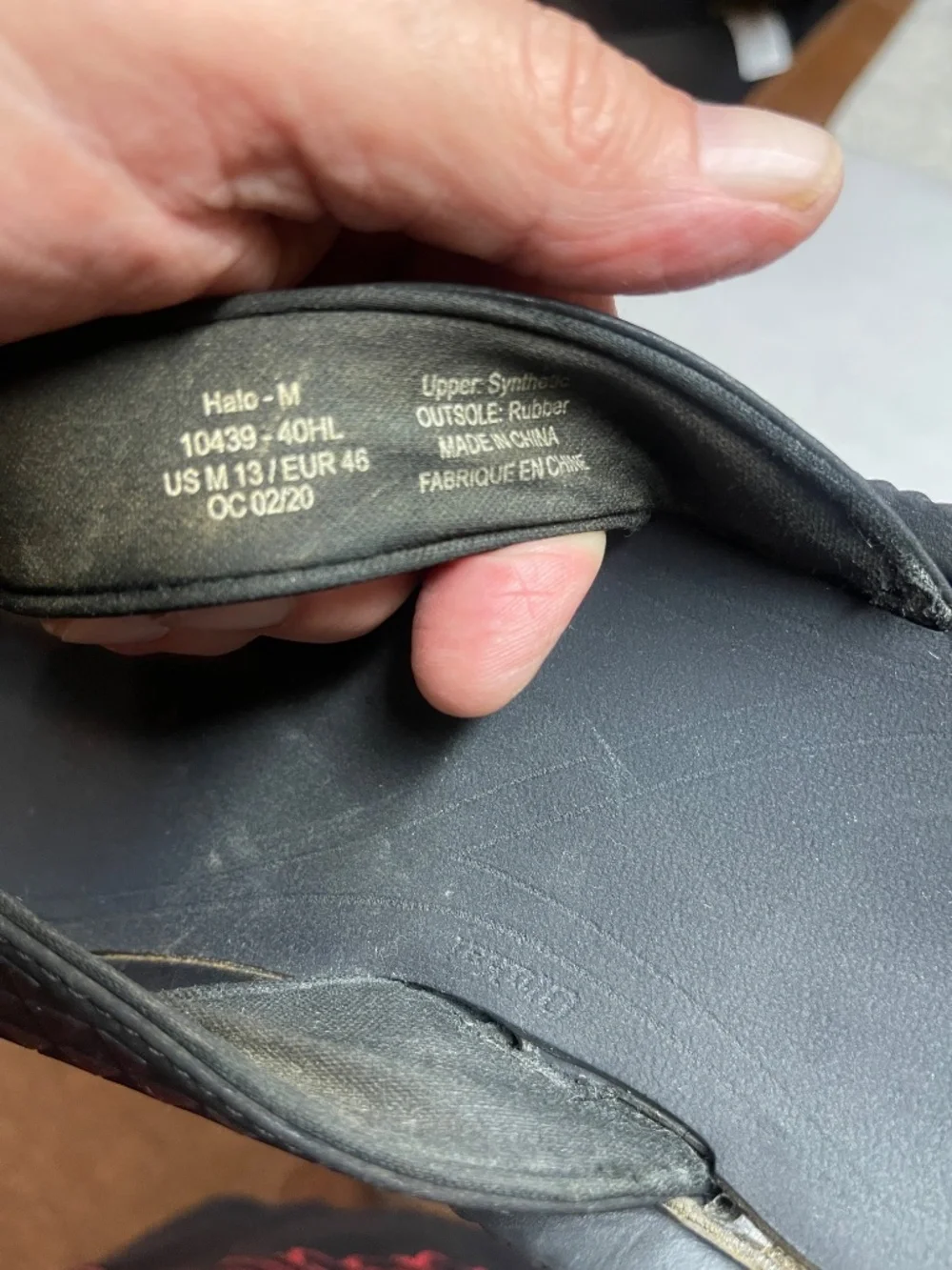 Olukai leather sandal size 13